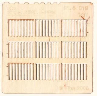 Wooden fence 1:87 - type 19