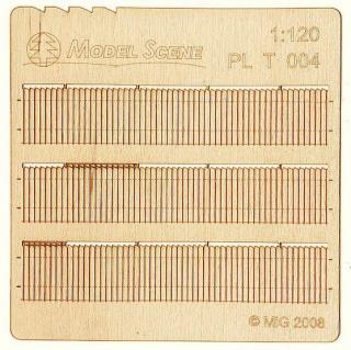 Wooden fence 1:120 - type 4