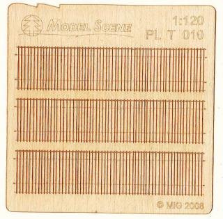 Wooden fence 1:120 - type 10