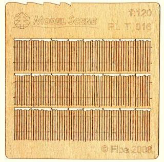 Wooden fence 1:120 - type 16