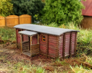 Garden cottage - old wagon (H0)